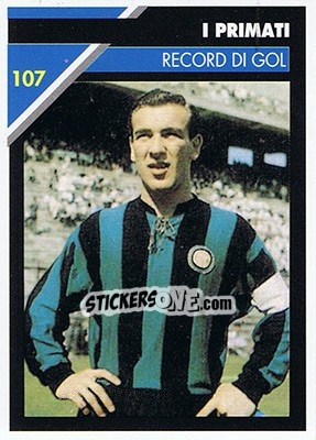 Sticker Record di gol - Inter Milan 1992-1993 n. 107 - Masters Cards