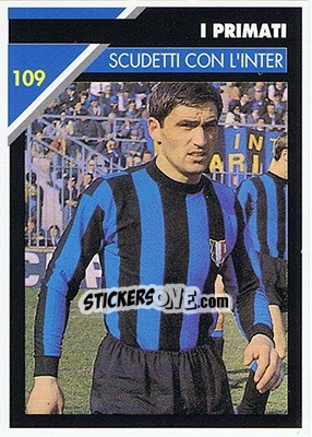 Sticker Scudetti con l'inter - Inter Milan 1992-1993 n. 109 - Masters Cards