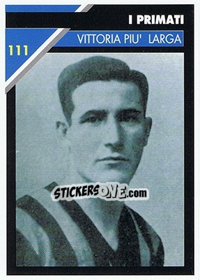 Sticker Vittoria piu' larga - Inter Milan 1992-1993 n. 111 - Masters Cards