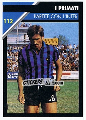 Figurina Partite con l'Inter - Inter Milan 1992-1993 - Masters Cards