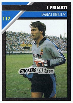 Sticker Imbattibilita' - Inter Milan 1992-1993 n. 117 - Masters Cards