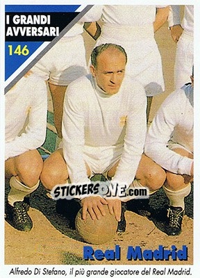 Sticker Real Madrid - Inter Milan 1992-1993 - Masters Cards