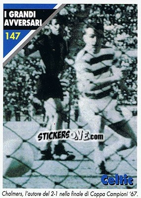Sticker Celtic - Inter Milan 1992-1993 n. 147 - Masters Cards