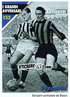 Sticker Juventus - Inter Milan 1992-1993 n. 152 - Masters Cards
