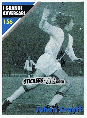 Sticker Johan Cruyff - Inter Milan 1992-1993 n. 156 - Masters Cards