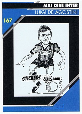 Cromo Luigi De Agostini - Inter Milan 1992-1993 - Masters Cards