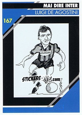 Figurina Luigi De Agostini - Inter Milan 1992-1993 n. 167 - Masters Cards