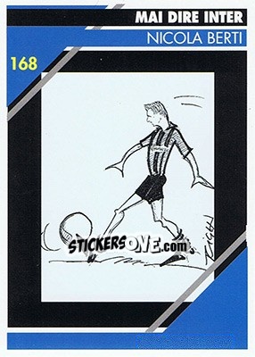 Sticker Nicola Berti - Inter Milan 1992-1993 - Masters Cards