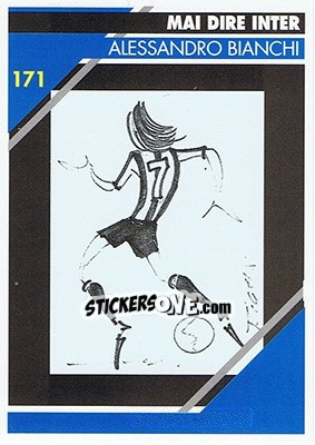 Sticker Alessandro Bianchi - Inter Milan 1992-1993 - Masters Cards
