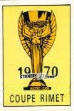 Sticker Rimet Cup - FIFA World Cup Mexico 1970 n. 1 - Panini