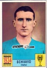Sticker Schiavio (Italy) - FIFA World Cup Mexico 1970 n. 14 - Panini