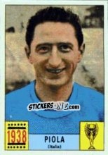 Sticker Piola (Italy) - FIFA World Cup Mexico 1970 n. 20 - Panini