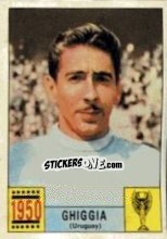 Sticker Ghiggia (Uruguay) - FIFA World Cup Mexico 1970 n. 25 - Panini