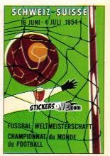 Sticker Poster Deutschland 1954 - FIFA World Cup Mexico 1970 - Panini