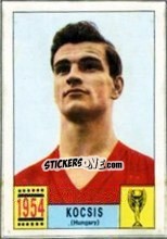 Sticker Kocsis (Hungary) - FIFA World Cup Mexico 1970 - Panini