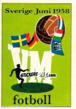 Figurina Poster Brasil 1958 - FIFA World Cup Mexico 1970 - Panini