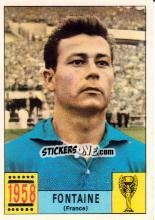 Sticker Fontaine (France) - FIFA World Cup Mexico 1970 - Panini