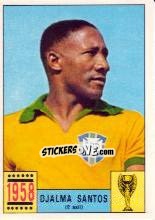 Sticker Djalma Santos (Brazil) - FIFA World Cup Mexico 1970 n. 34 - Panini