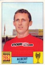 Sticker Albert (Hungary) - FIFA World Cup Mexico 1970 n. 38 - Panini