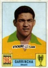 Sticker Garrincha (Brazil) - FIFA World Cup Mexico 1970 - Panini