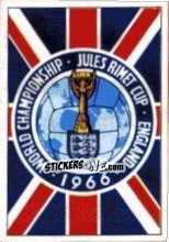 Sticker Poster England 1966 - FIFA World Cup Mexico 1970 - Panini