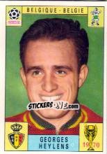 Sticker Georges Heylens - FIFA World Cup Mexico 1970 - Panini