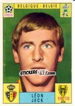 Sticker Leon Jeck - FIFA World Cup Mexico 1970 n. 70 - Panini