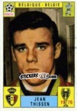 Sticker Jean Thissen - FIFA World Cup Mexico 1970 - Panini