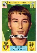 Sticker Odilon Polleunis - FIFA World Cup Mexico 1970 n. 73 - Panini