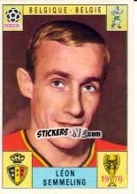Sticker Leon Semmeling - FIFA World Cup Mexico 1970 n. 74 - Panini