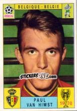 Sticker Paul van Himst - FIFA World Cup Mexico 1970 n. 76 - Panini