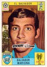Sticker Salvador Mariona - FIFA World Cup Mexico 1970 n. 83 - Panini