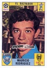 Sticker Mauricio Rodriguez - FIFA World Cup Mexico 1970 n. 87 - Panini