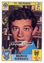 Cromo Mauricio Rodriguez - FIFA World Cup Mexico 1970 - Panini