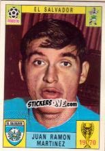 Sticker Juan Ramon Martinez - FIFA World Cup Mexico 1970 n. 88 - Panini
