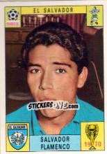 Sticker Salvador Flamenco - FIFA World Cup Mexico 1970 n. 89 - Panini