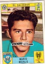 Sticker Mario Monje - FIFA World Cup Mexico 1970 - Panini