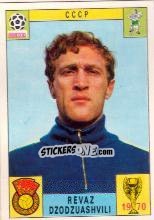 Sticker Revaz Dzodzuashvili - FIFA World Cup Mexico 1970 n. 96 - Panini