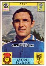 Sticker Anatole Pouzatch - FIFA World Cup Mexico 1970 n. 105 - Panini