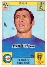Sticker Tarcisio Burgnich - FIFA World Cup Mexico 1970 - Panini