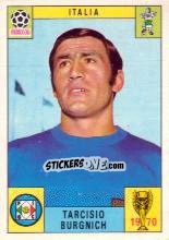 Figurina Tarcisio Burgnich - FIFA World Cup Mexico 1970 - Panini