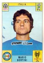 Cromo Mario Bertini - FIFA World Cup Mexico 1970 - Panini