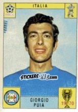 Sticker Giorgio Puia - FIFA World Cup Mexico 1970 n. 116 - Panini
