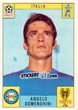 Sticker Angelo Domenghini - FIFA World Cup Mexico 1970 n. 118 - Panini