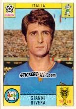 Sticker Gianni Rivera - FIFA World Cup Mexico 1970 - Panini