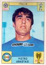 Sticker Pietro Anastasi - FIFA World Cup Mexico 1970 n. 123 - Panini