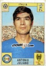 Sticker Antonio Juliano - FIFA World Cup Mexico 1970 n. 124 - Panini