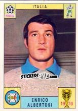 Sticker Enrico Albertosi - FIFA World Cup Mexico 1970 n. 125 - Panini