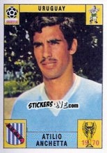 Sticker Atilio Anchetta - FIFA World Cup Mexico 1970 - Panini
