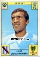 Figurina Julio Castillo Montero - FIFA World Cup Mexico 1970 n. 134 - Panini